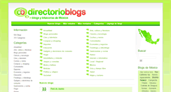 Desktop Screenshot of directorioblogs.com.mx