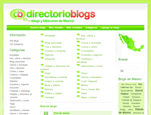Tablet Screenshot of directorioblogs.com.mx